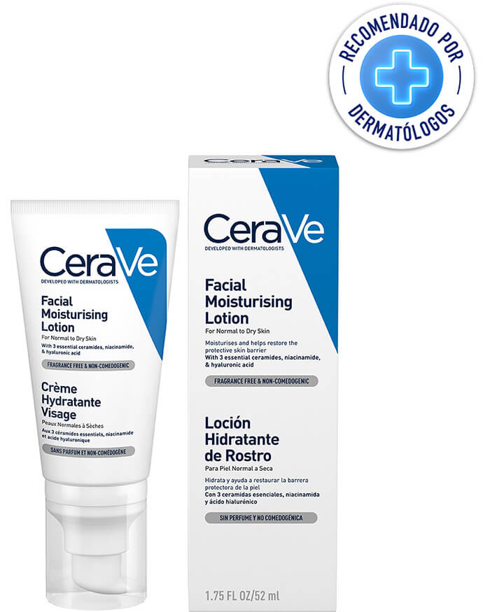 Loción hidratante facial de noche | Hidratantes | CeraVe